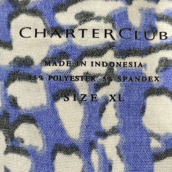 NWOT Charter Club Wrap Dress.  Size XL extra large 14/16 - Picture 6 of 7